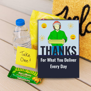 Tarjeta de Agradecimiento para Regalo de Servicio 
