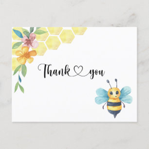 Tarjeta de agradecimiento para revelación de géner