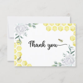 Tarjeta de agradecimiento para revelar el género d