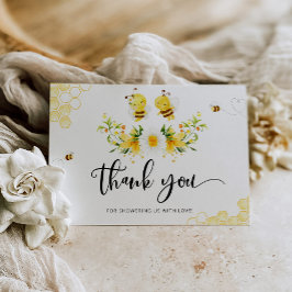 Tarjeta de agradecimiento para revelar el género d