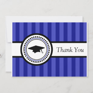 Tarjeta de agradecimiento para tapón de graduación