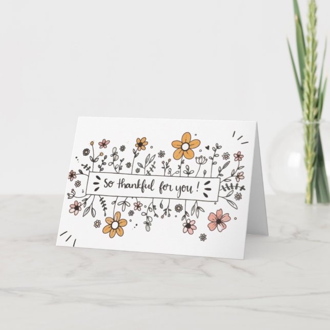Tarjeta de agradecimiento para ti (Anverso)