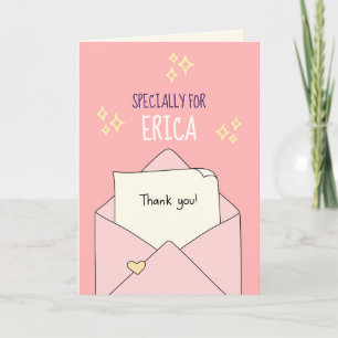 Tarjeta de agradecimiento para un amigo solidario