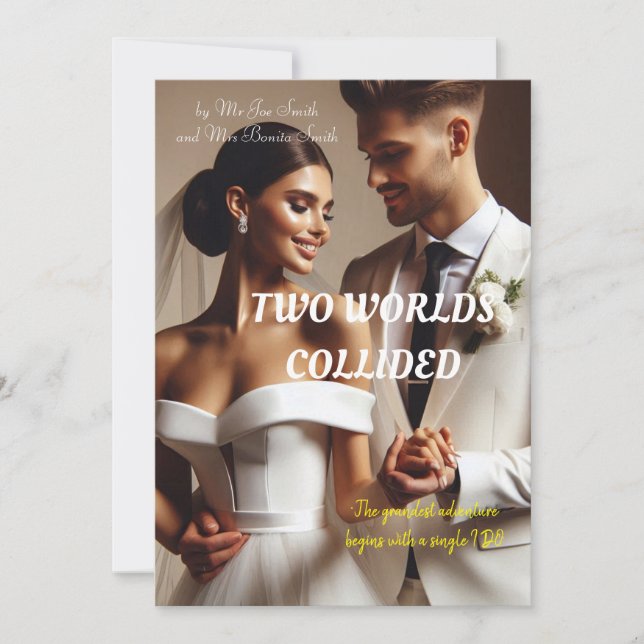 TARJETA DE AGRADECIMIENTO PARA UNA BODA (Anverso)