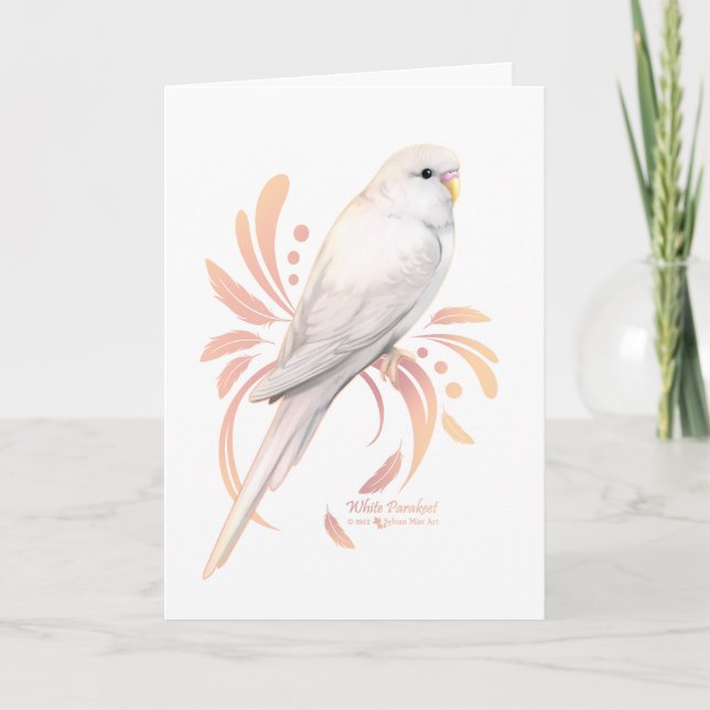Tarjeta De Agradecimiento Paracaídas blanco (Anverso)