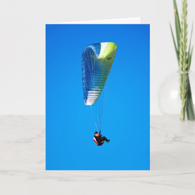 Tarjeta De Agradecimiento Parapente (Anverso)
