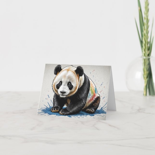 TARJETA DE AGRADECIMIENTO PARDA CORONDASHIMI Y PINTURAS (Anverso)