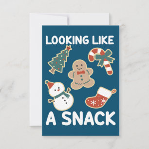 Tarjeta De Agradecimiento Parece un refrigerio de dulces navideños