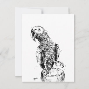 Tarjeta De Agradecimiento Pareja gris