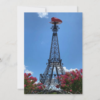Tarjeta De Agradecimiento Paris, Texas Flat Gracias Card