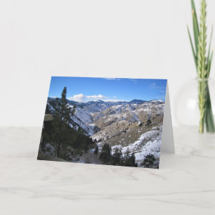 Tarjeta De Agradecimiento Parque Windy Saddle, Golden, Colorado