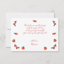 Tarjeta De Agradecimiento Parte de diversión, primer cumpleaños