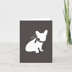 Tarjeta De Agradecimiento Partido temático francés del Bulldog - Baby Shower