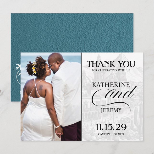 Tarjeta De Agradecimiento Pasaporte de Cyan México (Anverso / Reverso)