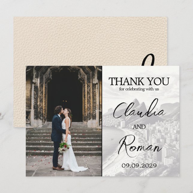 Tarjeta De Agradecimiento Pasaporte de Ivory Brasil (Anverso / Reverso)