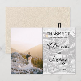 Tarjeta De Agradecimiento Pasaporte de Ivory Colorado