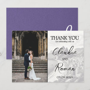 Tarjeta De Agradecimiento Pasaporte de Lilac Brasil