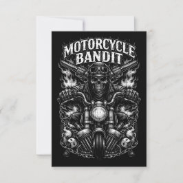 Tarjeta De Agradecimiento Paseo del Bandido de Hierro
