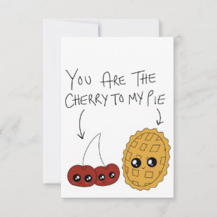 Tarjeta De Agradecimiento Pastel de cereza