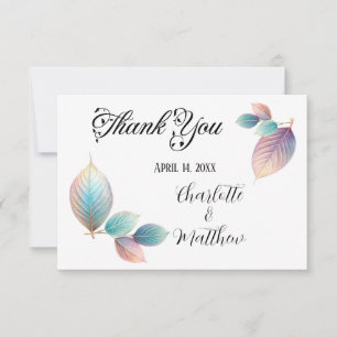 Tarjeta De Agradecimiento Pastel irlandés deja Boda Pastels Dreamy