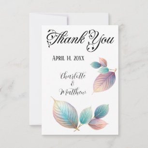 Tarjeta De Agradecimiento Pastel irlandés deja Boda Pastels Dreamy