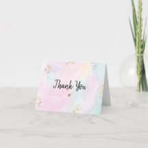 Pastel Rainbow Pink Gold Birday