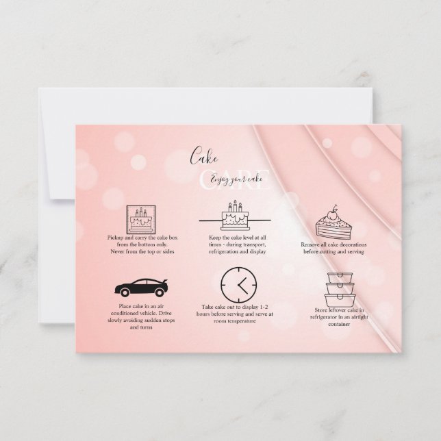 Tarjeta De Agradecimiento Pasteles estéticos rosados (Anverso)