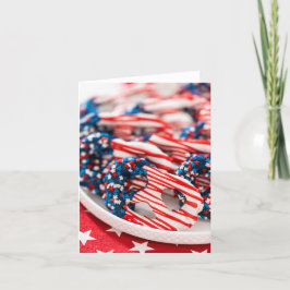 Tarjeta De Agradecimiento Pasteles patrióticos