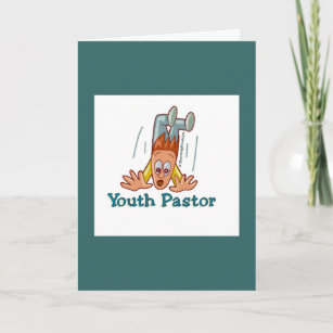 Tarjeta De Agradecimiento Pastor de la juventud chistoso