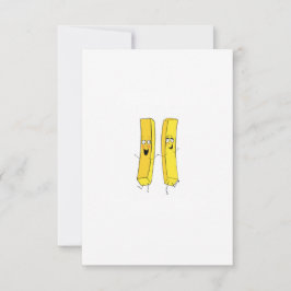 Tarjeta De Agradecimiento Patatas fritas con tema de chips