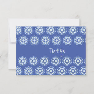 Tarjeta De Agradecimiento Patrón Círculo Mandala