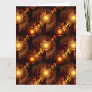 Tarjeta De Agradecimiento Patrón de arte abstracto boho elegante moderno dor