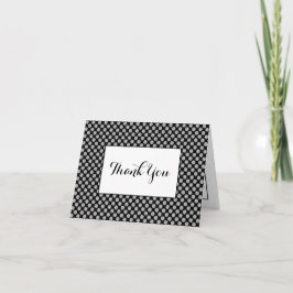 Tarjeta De Agradecimiento Patrón de bolas de yarn + creador de naves de text