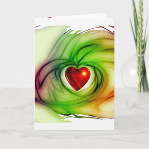 Tarjeta De Agradecimiento Patrón de Corazón Flor de Orquídea Floral Destino 