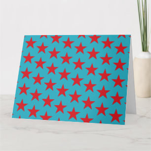 Tarjeta De Agradecimiento Patrón de estrellas 13