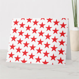 Tarjeta De Agradecimiento Patrón de estrellas 14