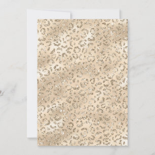 Tarjeta De Agradecimiento Patrón de impresión de piel de leopardo guepardo A