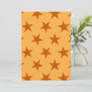 Tarjeta De Agradecimiento Patrón de las estrellas doradas 2