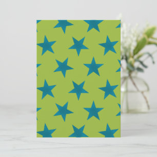 Tarjeta De Agradecimiento Patrón de las estrellas doradas 20