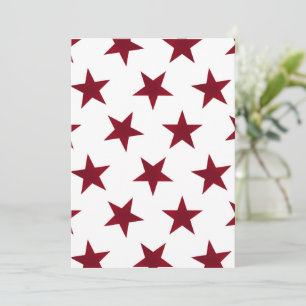 Tarjeta De Agradecimiento Patrón de las estrellas doradas 7
