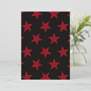 Tarjeta De Agradecimiento Patrón de las estrellas doradas 8