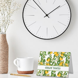 Tarjeta De Agradecimiento Patrón de lemas de Personalizable tanto