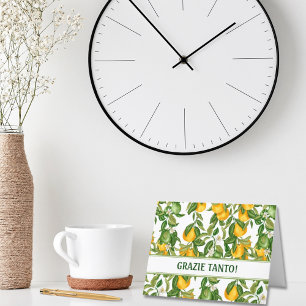 Tarjeta De Agradecimiento Patrón de lemas de Personalizable tanto