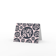 Patrón de letras modernas rosa y azul