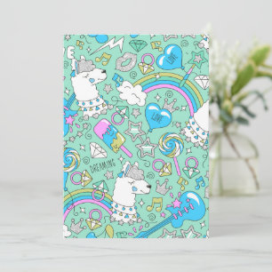 Tarjeta De Agradecimiento patrón de llama