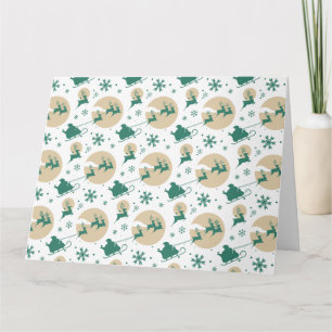 Tarjeta De Agradecimiento Patrón de navidades 118