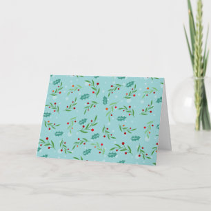 Tarjeta De Agradecimiento Patrón de navidades 126