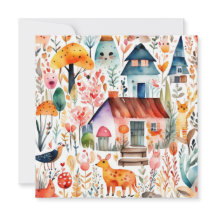 Patrón de núcleo de la cabaña floral colorida