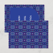 Patrón geométrico tradicional de píxeles en azul p