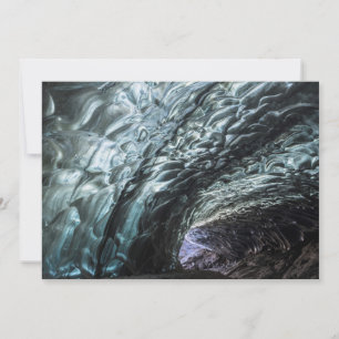 Tarjeta De Agradecimiento Patrones de pared de cueva de hielo